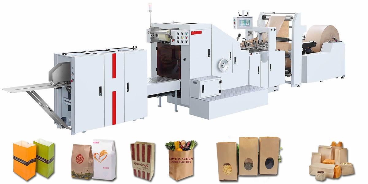 Made in India Heavy Duty Automatic Paper Bag Making Machine